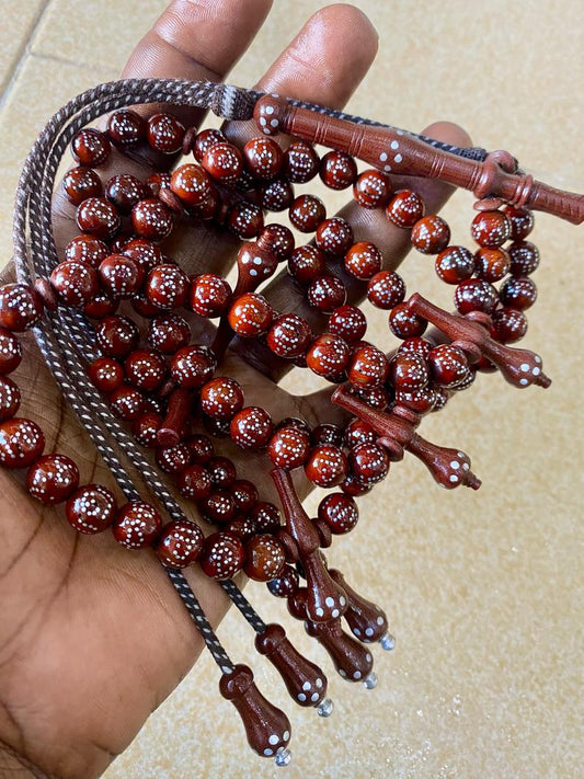 Tasbih en bois-chapelet musulman 100grains